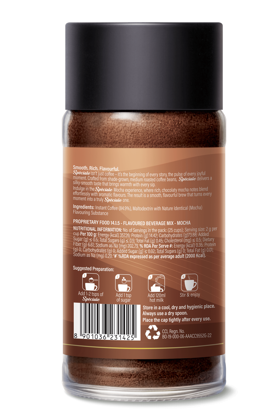 Continental Speciale Instant Coffee - Mocha | Jar