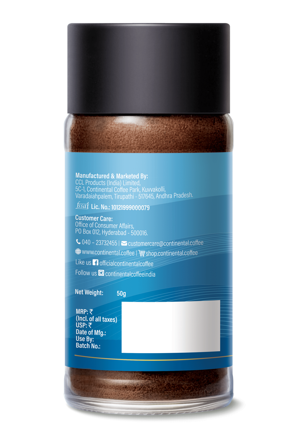 Continental Speciale Instant Coffee - Vanilla | Jar