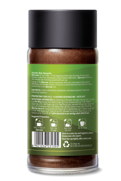 Continental Speciale Hazelnut Flavored Instant Coffee