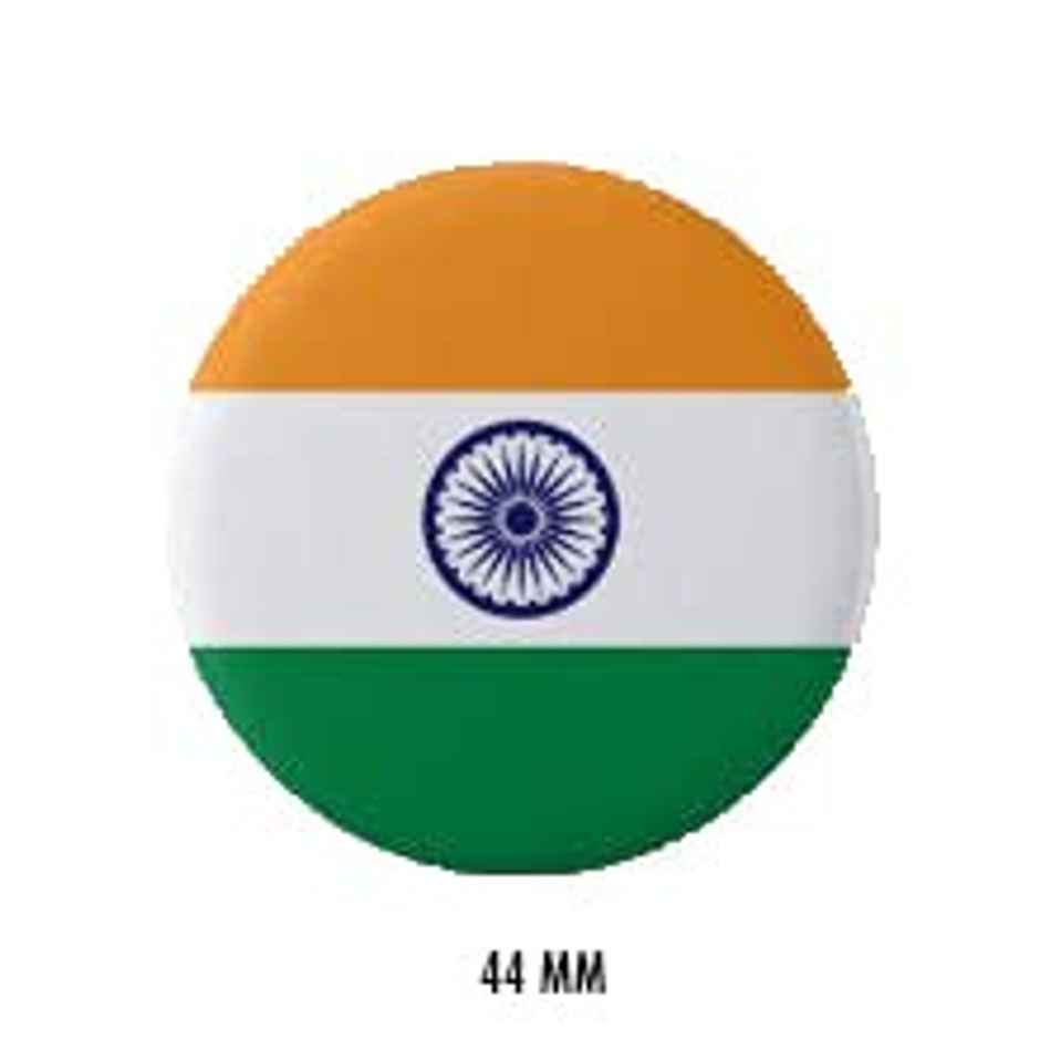 Indian Flag Round Badge | Pack of 4 | Pichai