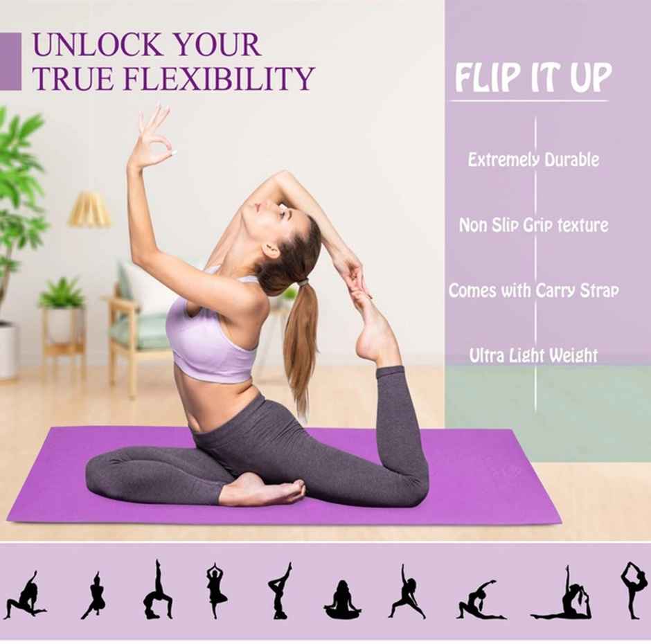 Mommers 6MM Yoga Mat | Anti Slip EVA Workout Mat | 6x2 Feet | Mat for Yoga, Gym & Home Workout