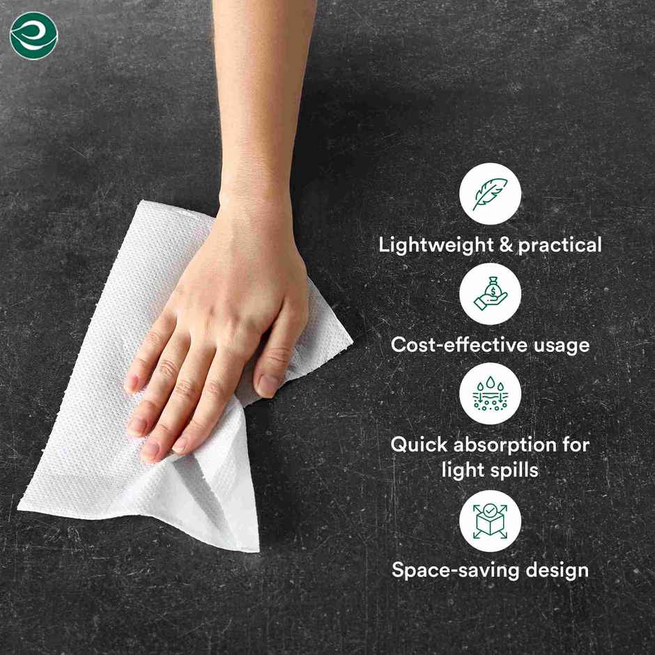ECO SOUL 1Ply | 100Count | Disposable Paper Napkin Combo