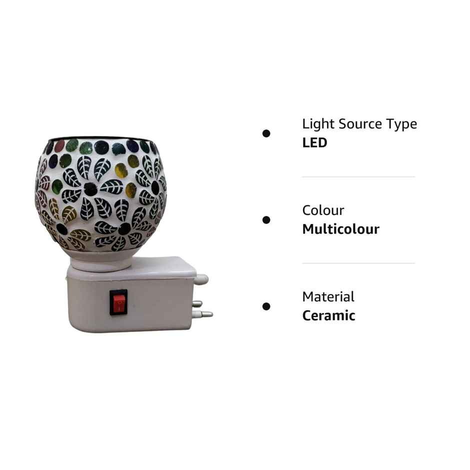 Hashwow Ceramic Camphor Diffuser Set with Night Lamp | 2W Design 2