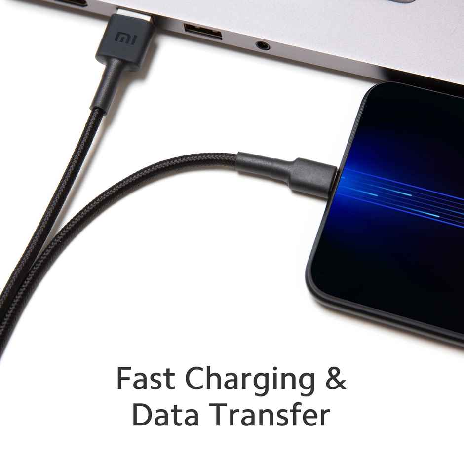 Xiaomi Braided Usb Type-C Cable | 100 cm | Red With Logo