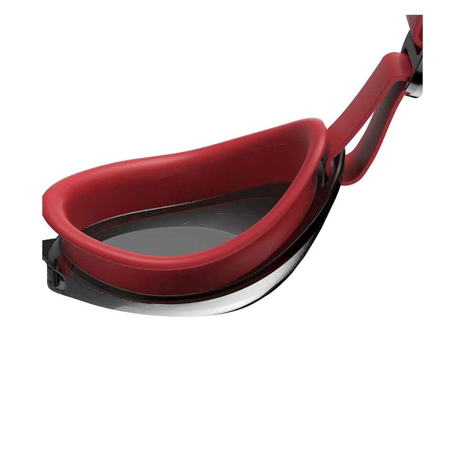 Speedo Unisex Adult Jet 2.0 Smoke Tint Lens Swim Goggles | Red And Smoke - Free Size