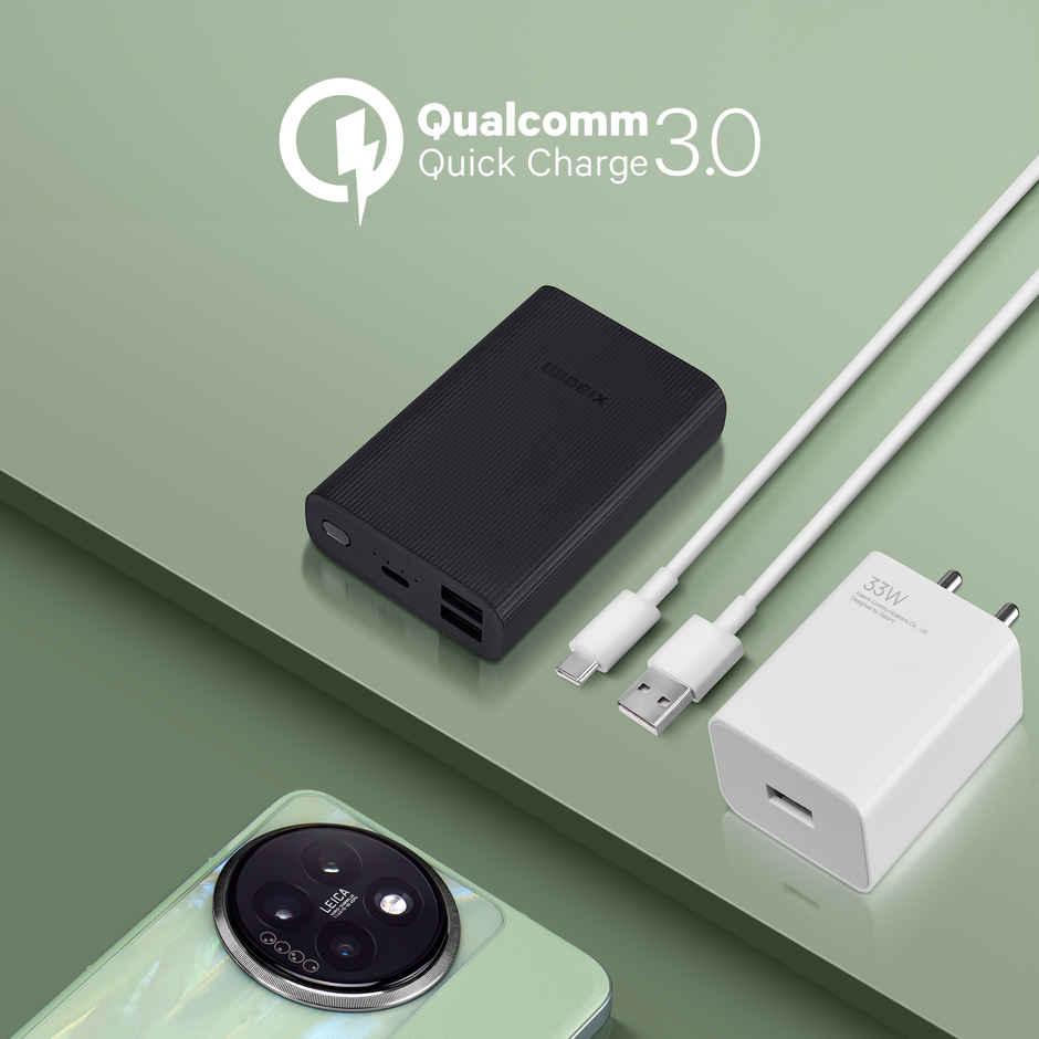 Xiaomi 33 W Sonic Charge 2.0 Charger | With Fast Charge Cable - White