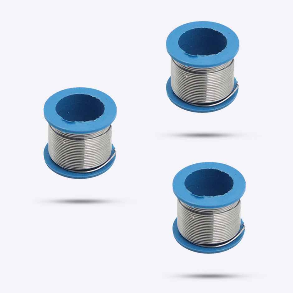 Hillgrove Hzp139M1 22 Swg Quick Melt Solder Wire Roll For Electric Repair Purpose (Pack Of 3)