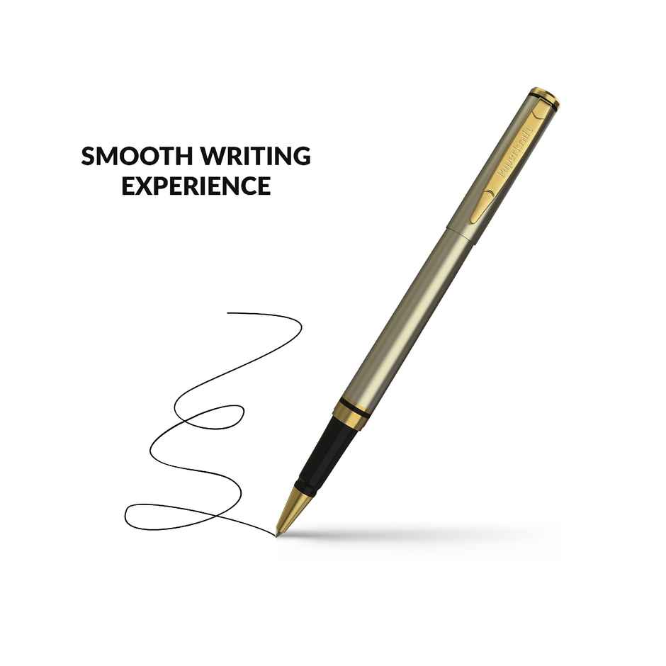 Paperkraft Beethoven Ceramic Roller Ball Pen (Blue) Pack Of 1 (Gold) - 4030155