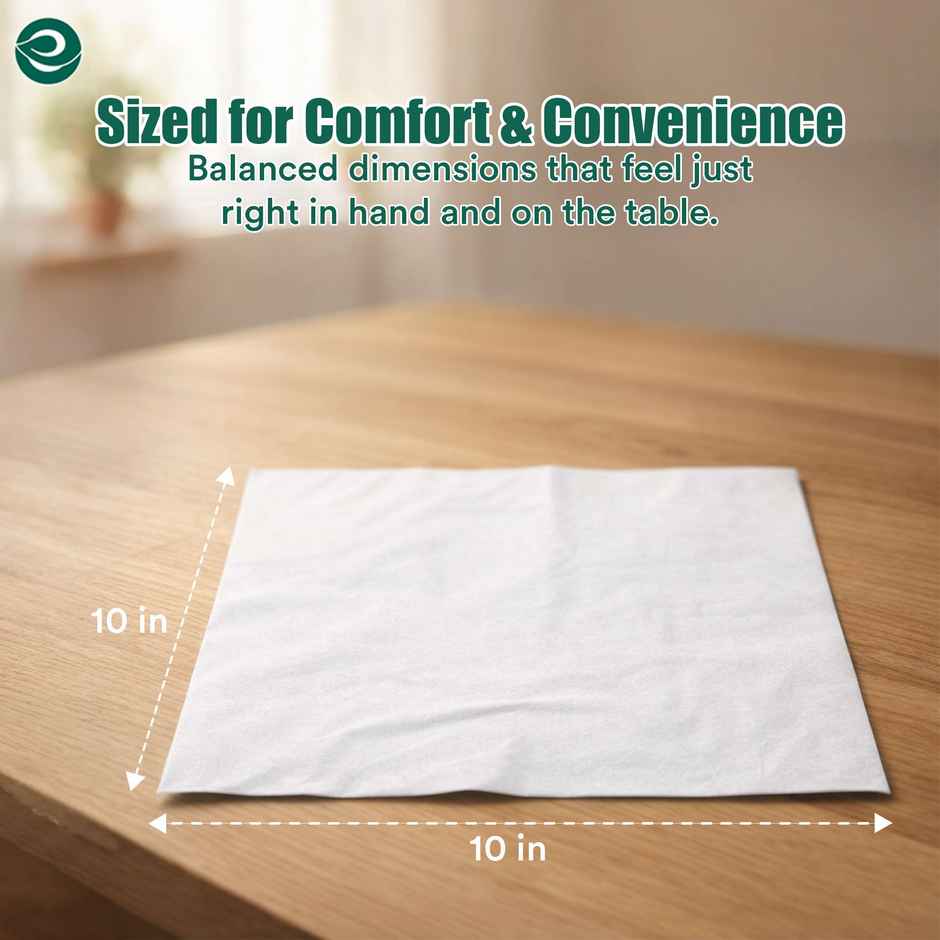 ECO SOUL 1Ply | 100Count | Disposable Paper Napkin Combo