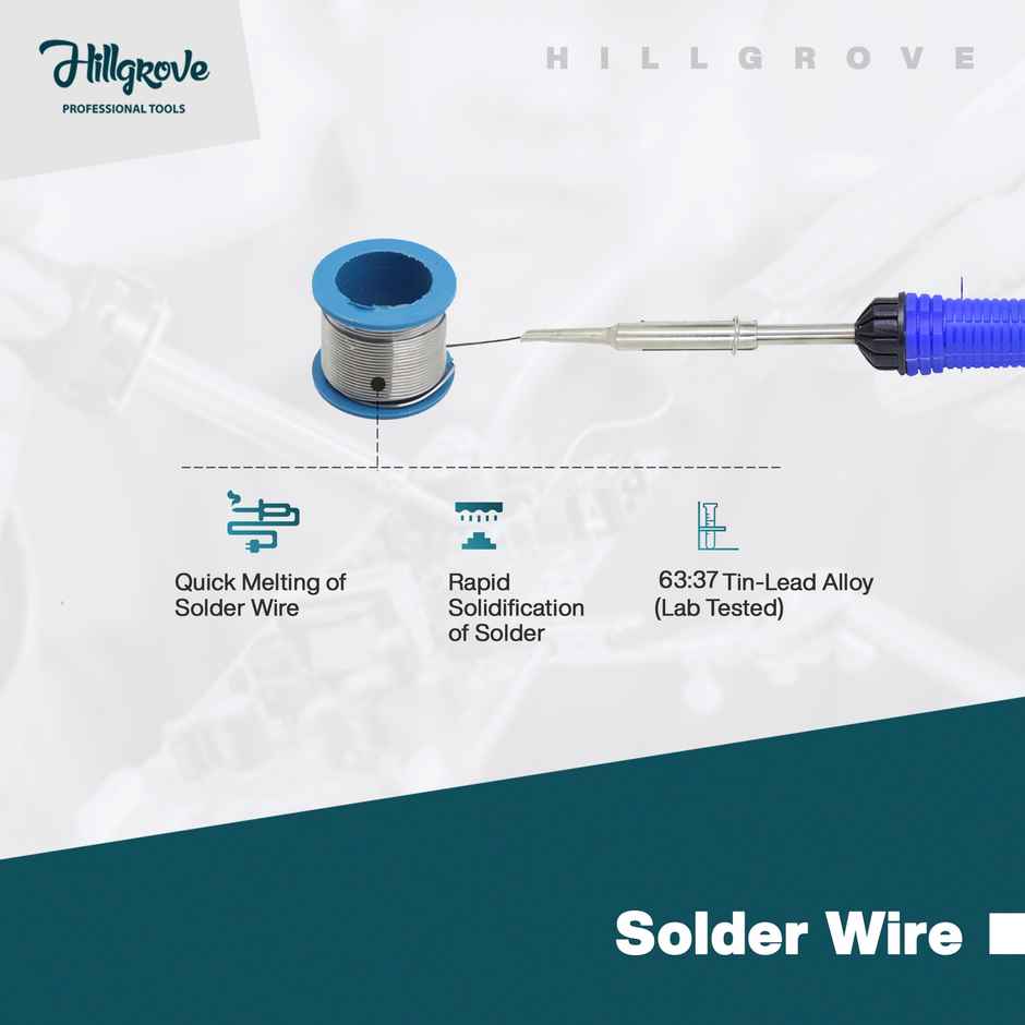 Hillgrove Hzp139M1 22 Swg Quick Melt Solder Wire Roll For Electric Repair Purpose (Pack Of 3)