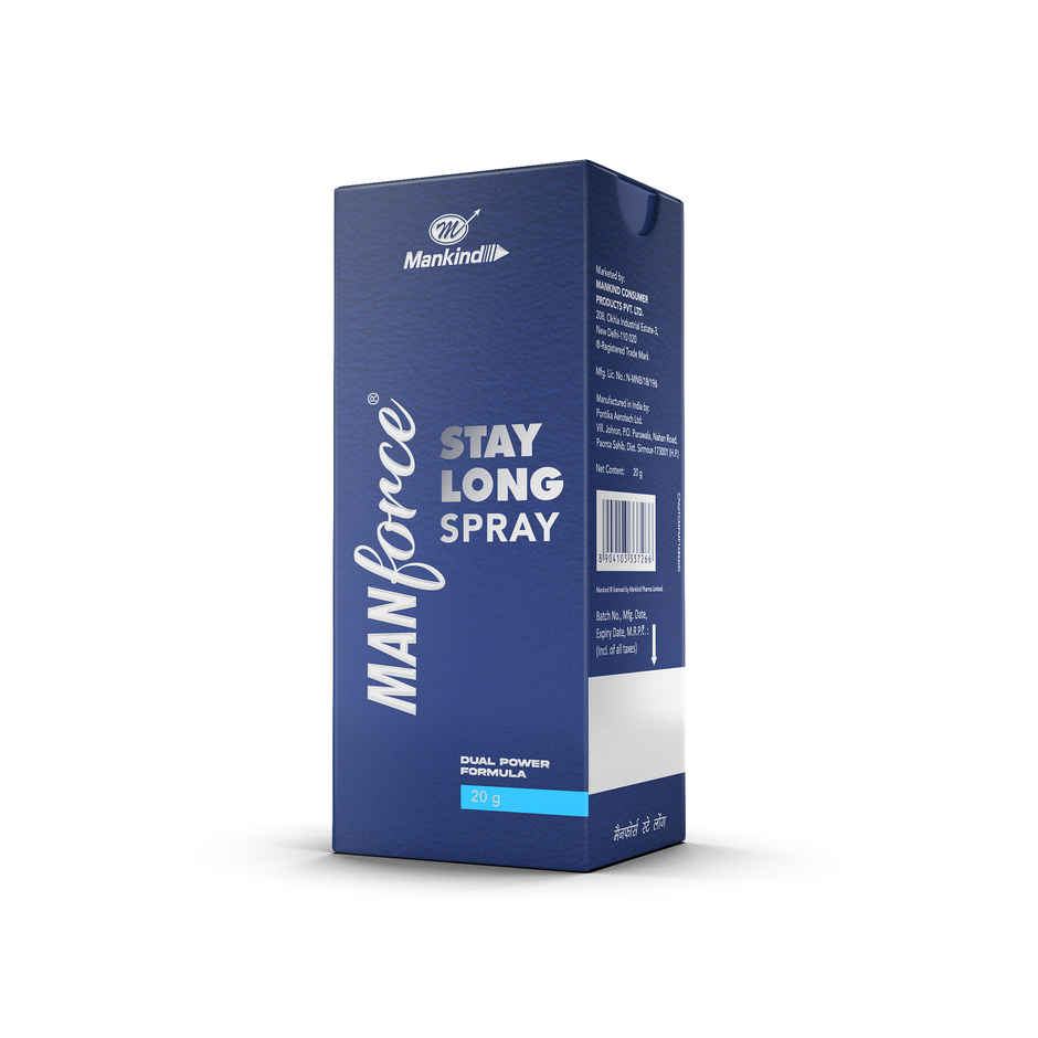 Manforce Stay Long Dual Power Formula Spray