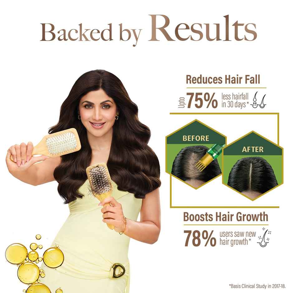 Kesh King Gold Ayurvedic Hair Oil with 21 Herbs and Gro-Biotin