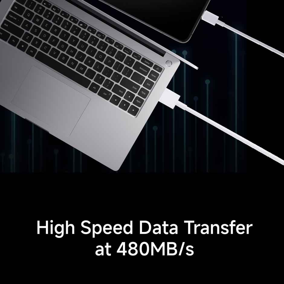 Xiaomi 22.5W Fast Charger with USB-C Cable, Quick Charge 3.0 Power Adapter Compatible with Redmi Note Series, Poco, Mi, Any Type C Devices - with Power Delivery - White