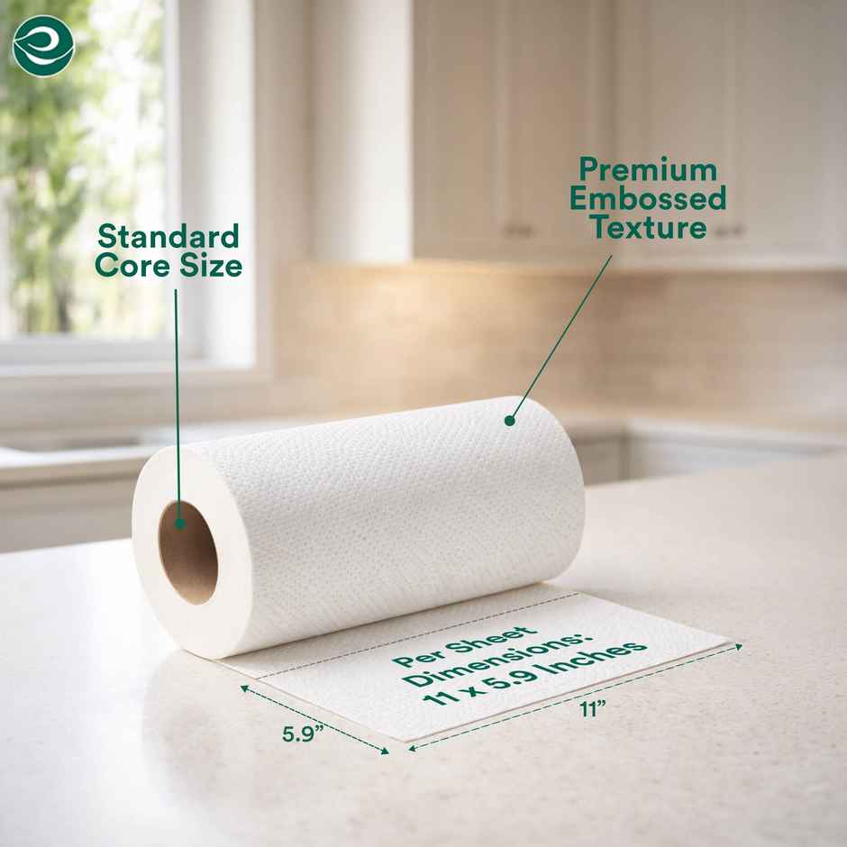 ECO SOUL 2Ply | 60 x 2 Rolls | Kitchen Paper Towel