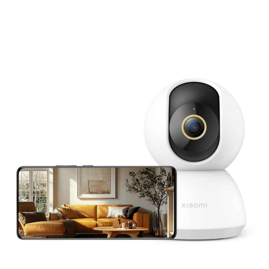 Xiaomi Mi Wireless Home Security Camera 2i 2022 Edition | Full HD Picture | 360 View | 2MP | AI Powered Motion Detection | Enhanced Night Vision| Talk Back Feature (2 Way Calling), 1080p - White