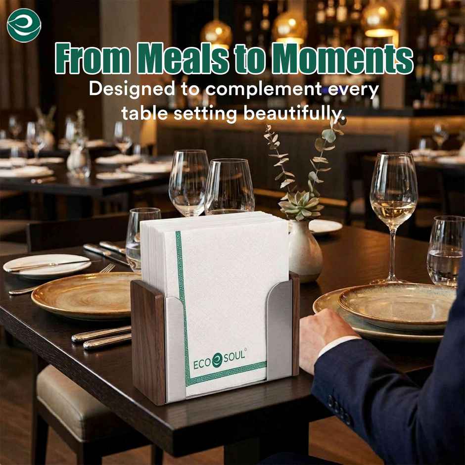 ECO SOUL 2Ply | 50 Count | Disposable Paper Napkin
