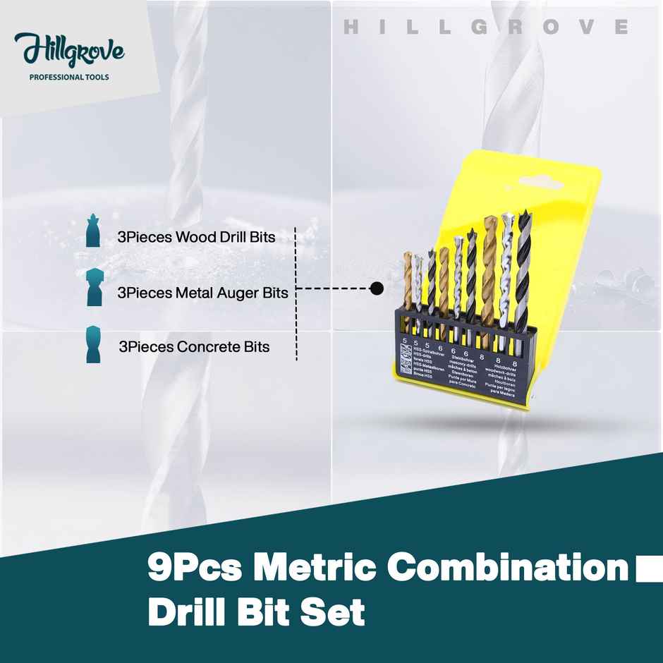 Hillgrove Hzp76M1 500W 10 mm Power Electric Drill Machine For Making Holes In Metal/Wood/Concrete