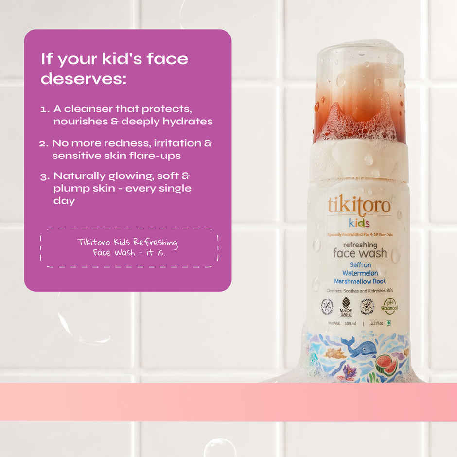 Tikitoro Kids Refreshing Face Wash