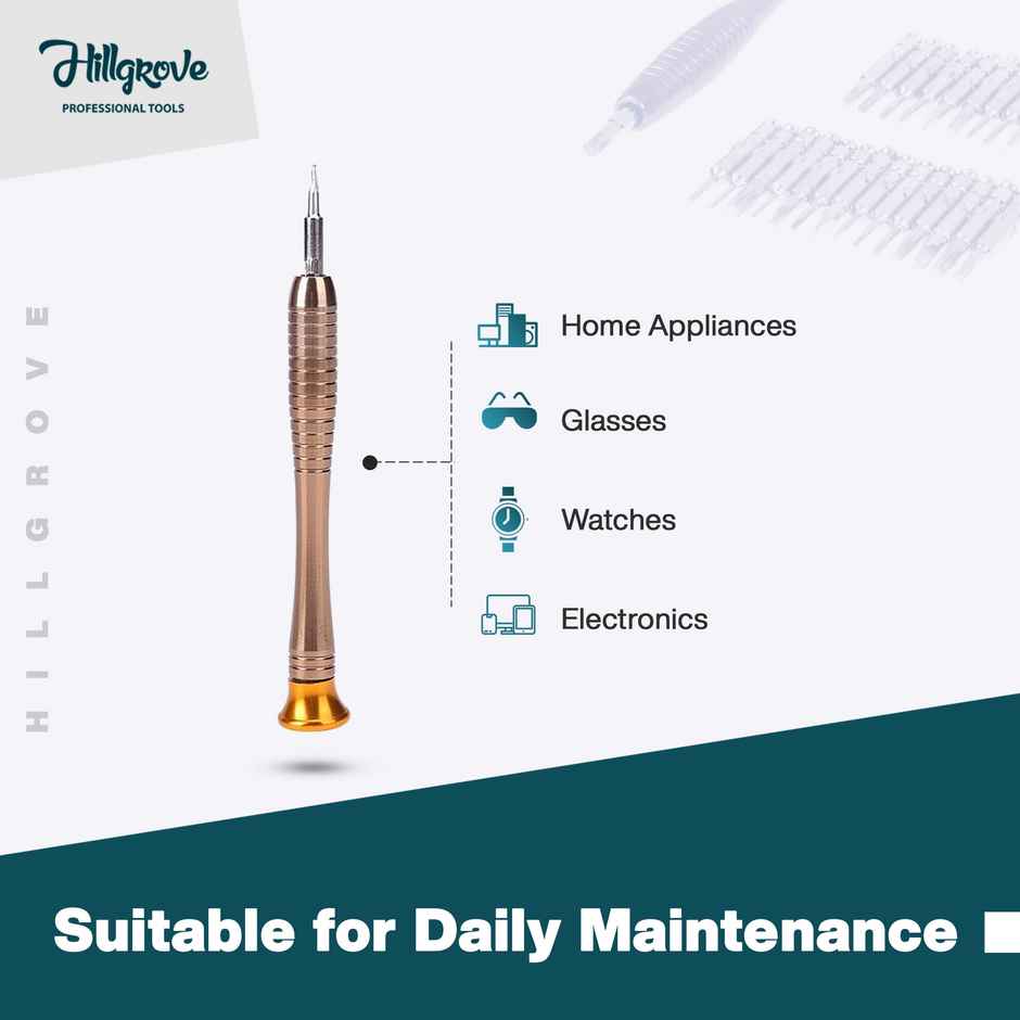 Hillgrove Hzp124M1 Mobile Repairing Tools Kit For Phone/Laptop/Pc Precision Screwdriver Set