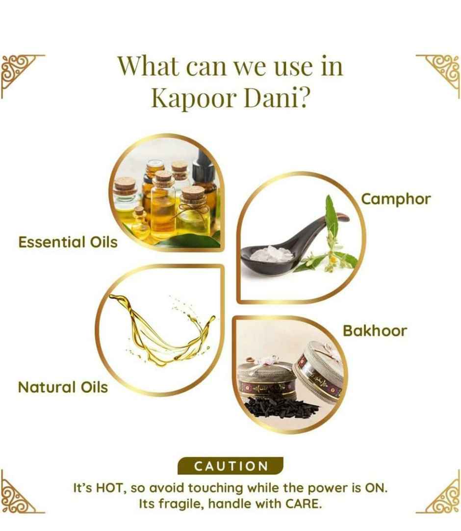 Hashwow Ceramic Camphor Diffuser Set with Night Lamp | 2W Design 2