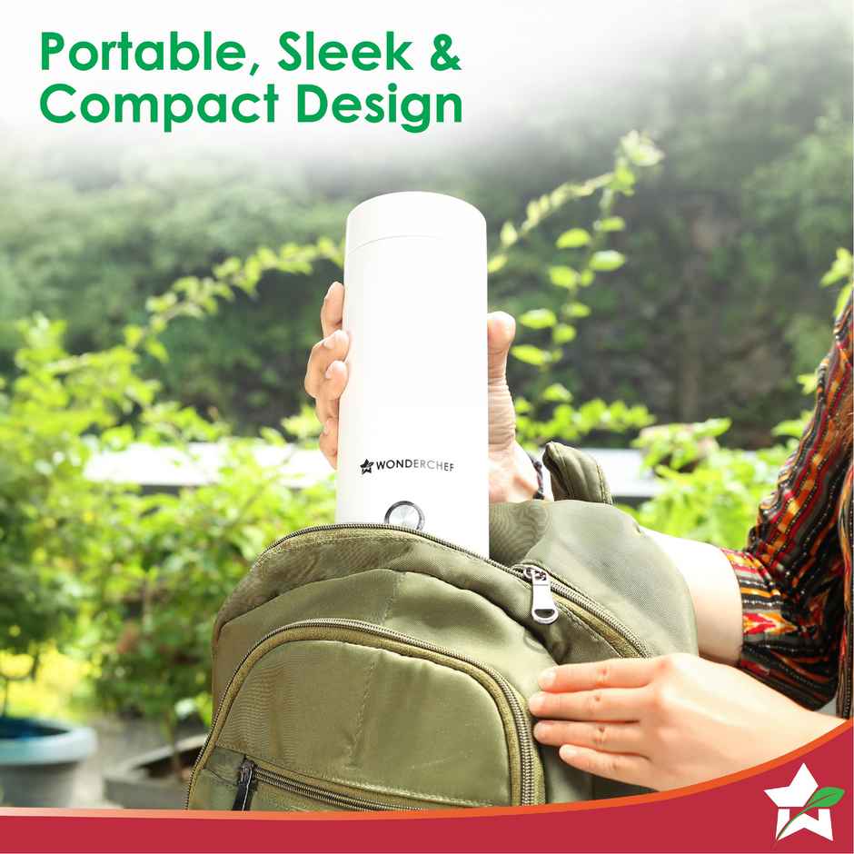 Wonderchef Crescent Travel Kettle 400Ml