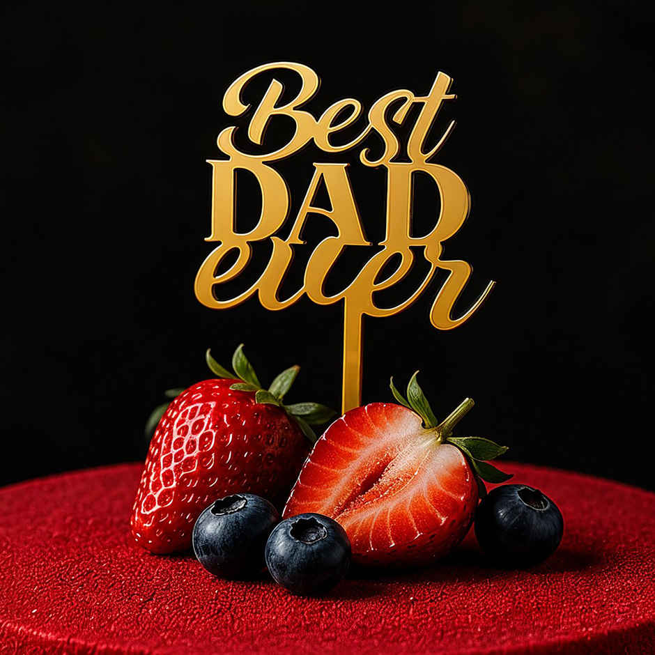 Best Dad Ever Cake Topper | Propcon
