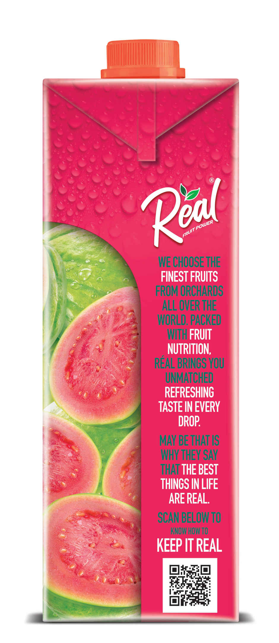 Real Fruit Power Pink Guava Juice