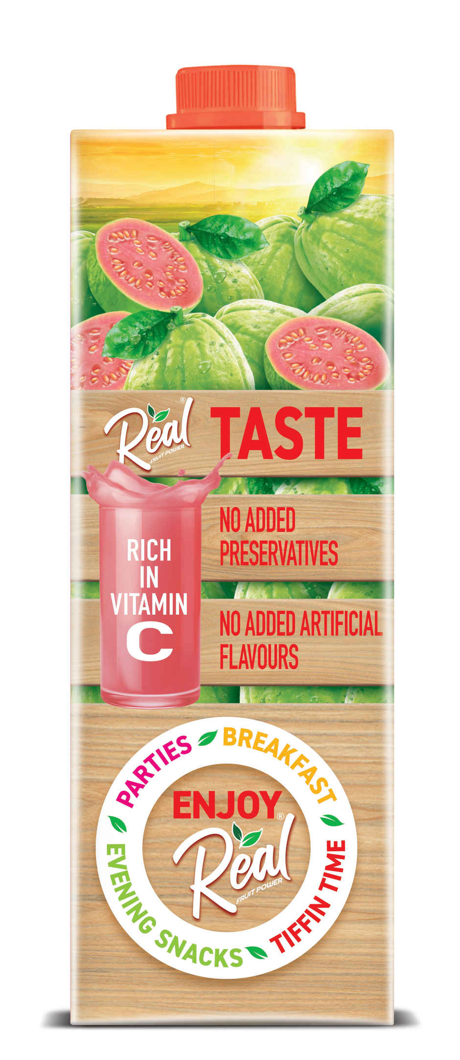 Real Fruit Power Pink Guava Juice