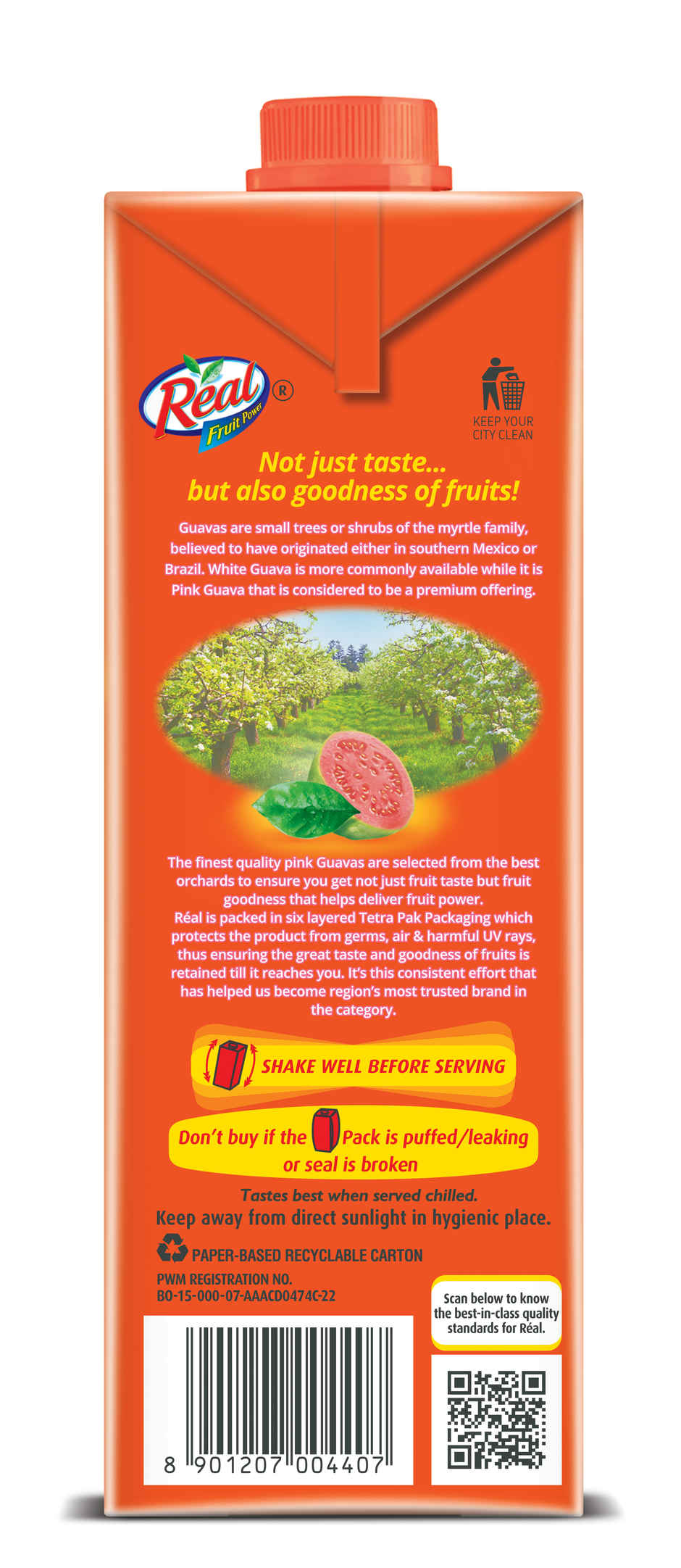 Real Fruit Power Guava Juice