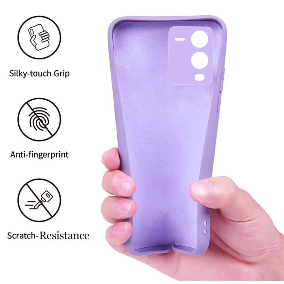 Artistque Case For Vivo V25 Pro 5G / Vivo V25 Pro Back Cover - Plain Liquid Silicone Cover