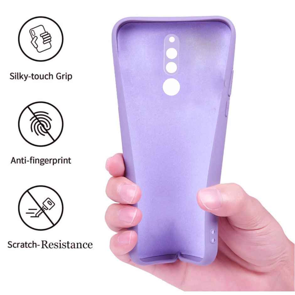 Artistque Case For Mi Redmi 8 Back Cover - Plain Liquid Silicone Cover