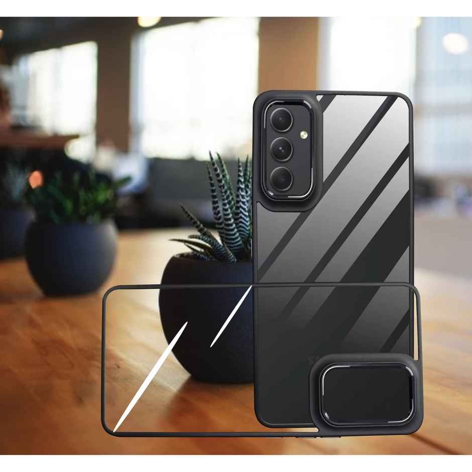 Artistque Case For Samsung Galaxy A54 5G Back Cover |Premium Transparent Metal Camera Ring Cover