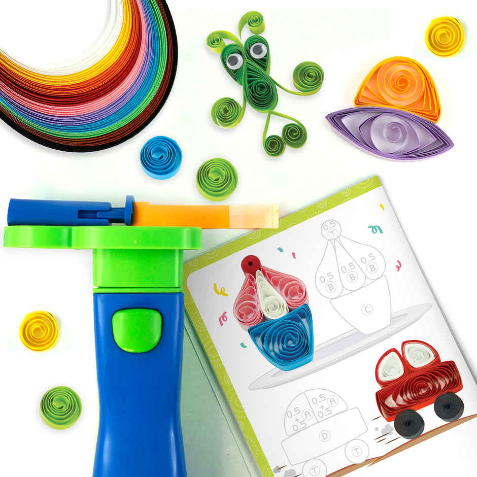 Imagimake Spyrosity - Super Quiller Kit | Paper Quilling Art Toy | Creative Craft Gift for Kids