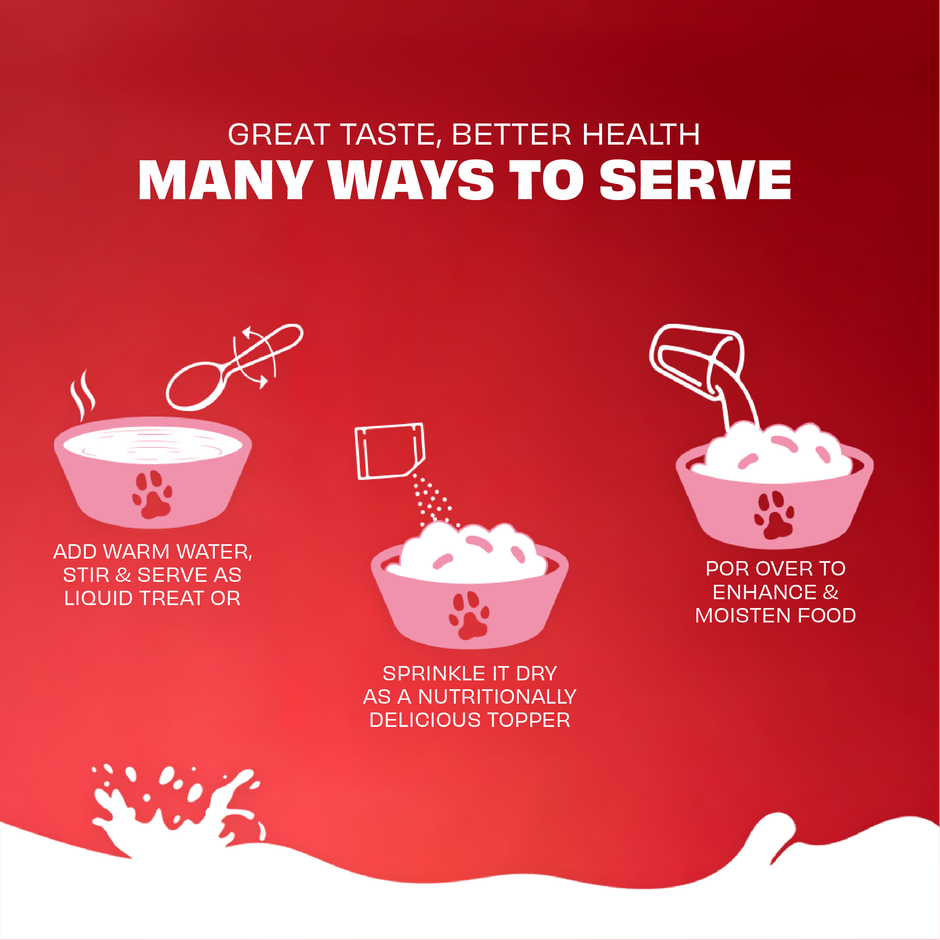 Pawfect Nature's Sip Goat Milk Powder with Pomegranate & Cranberries for Dogs