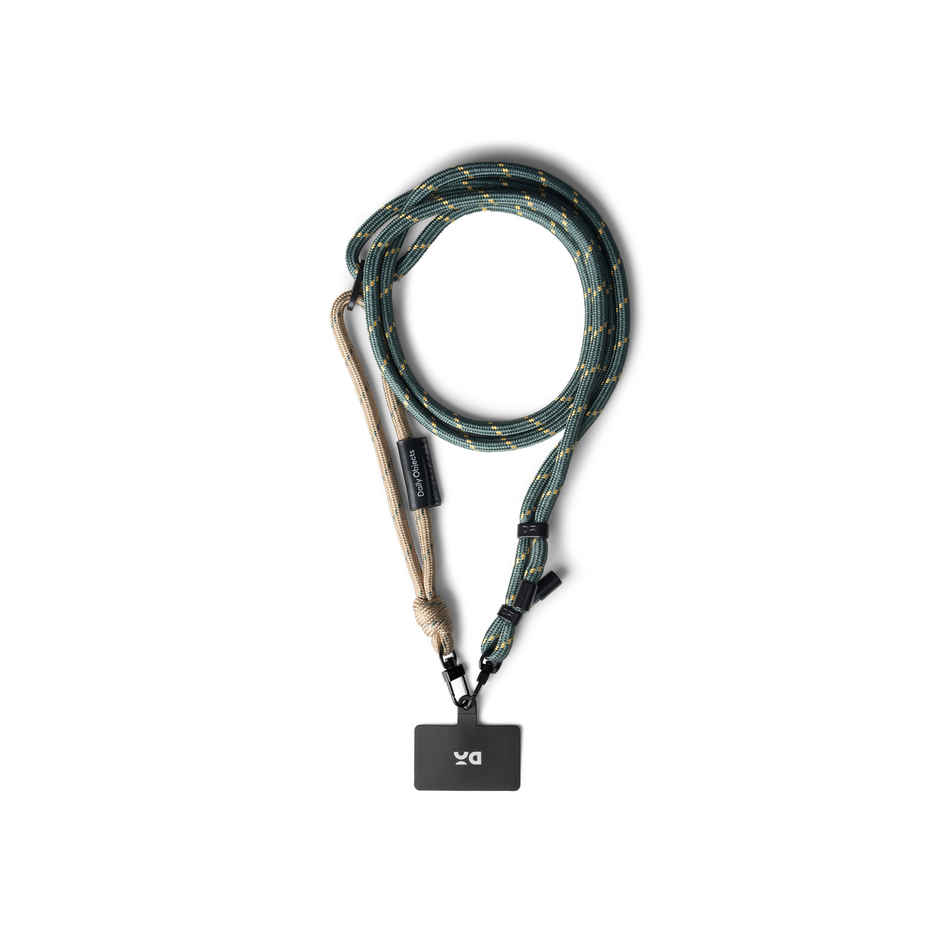 DailyObjects Beige-Green Crossbody Phone Lanyard - Cord