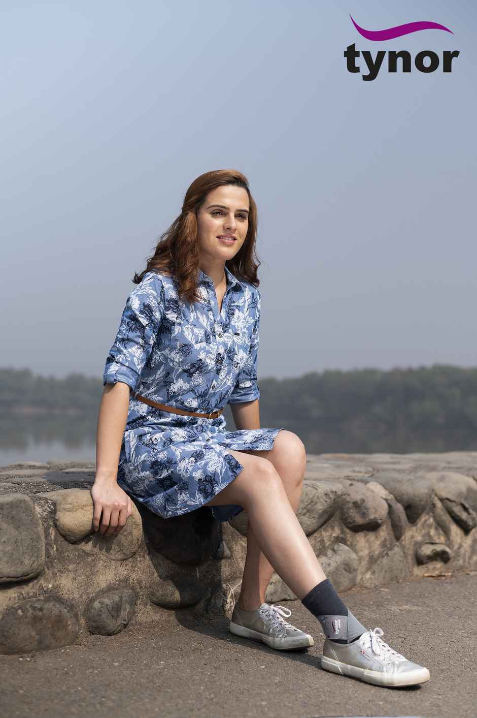 Tynor Ankle Binder | Grey | Large | 1 Unit