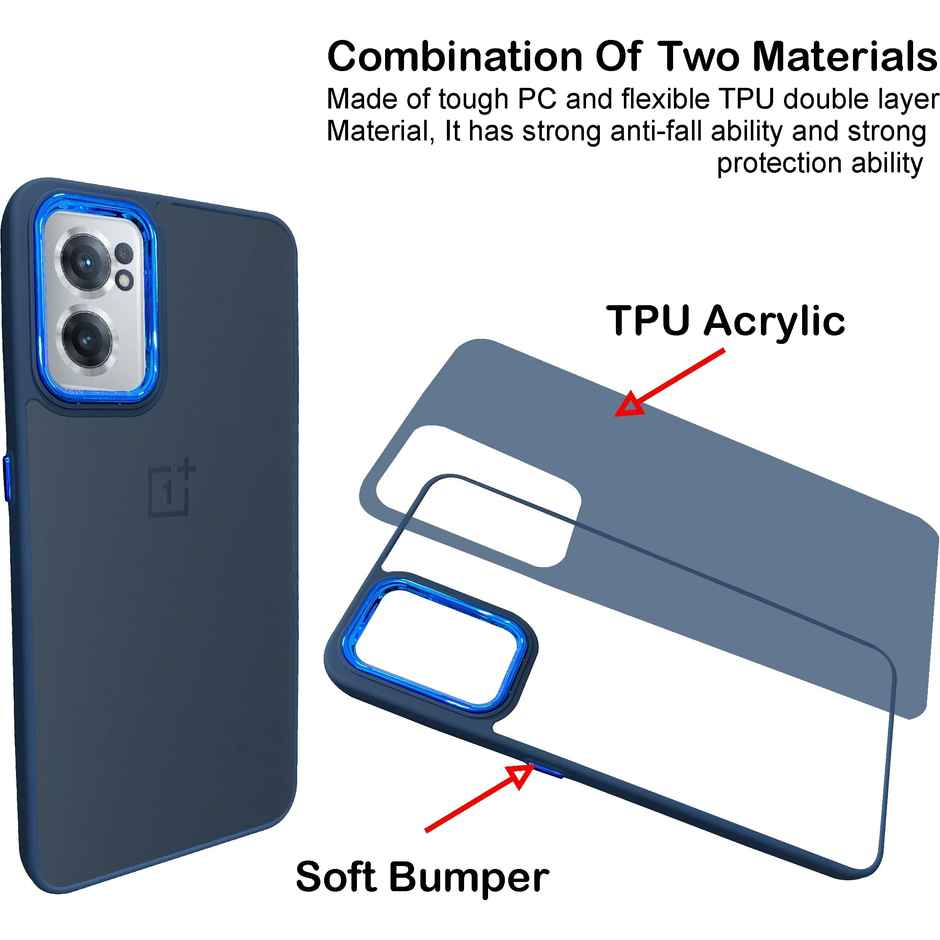 Artistque Case for Oneplus Nord Ce 2 5g Back Cover colored Frosted Stylish Cover
