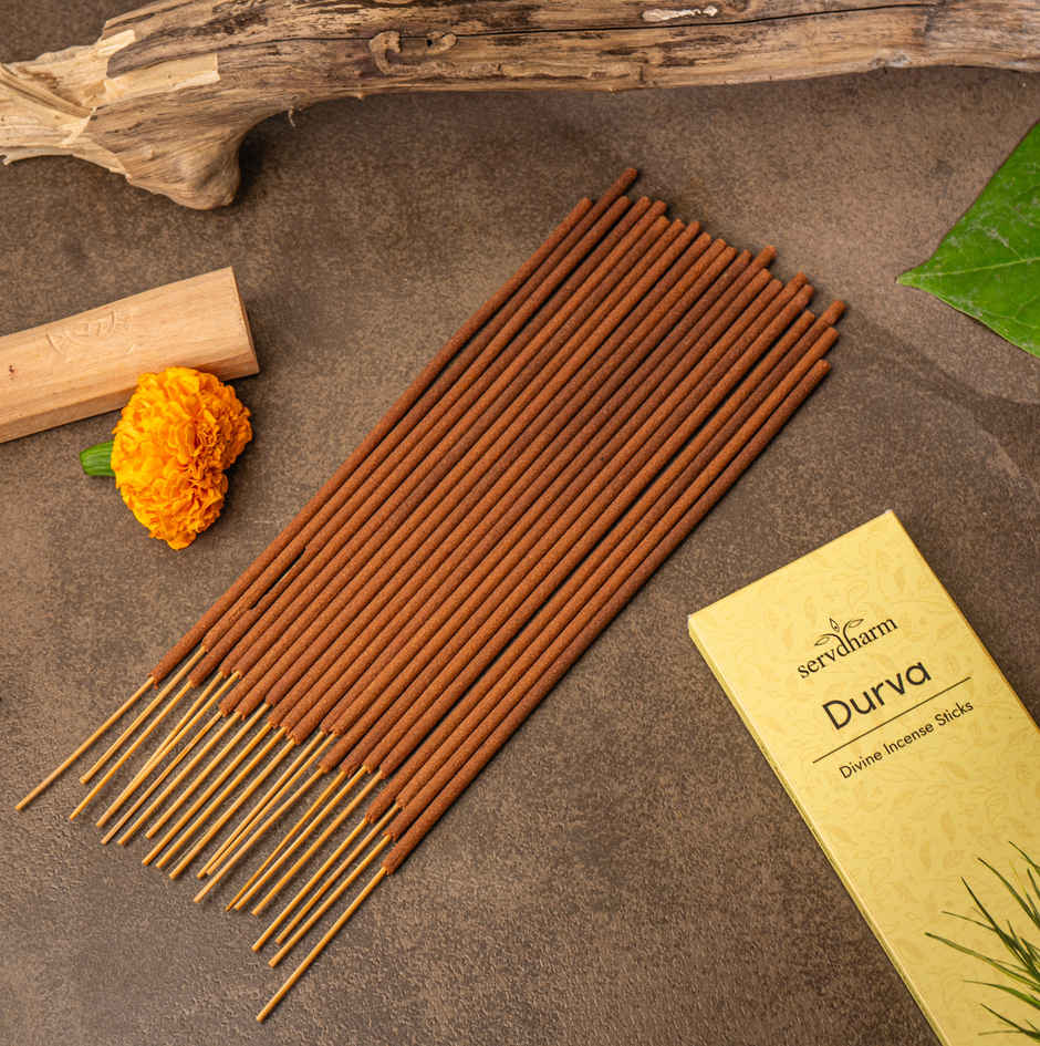 Durva Divine Incense Sticks | Fragrance Holy Chandan | ServDharm