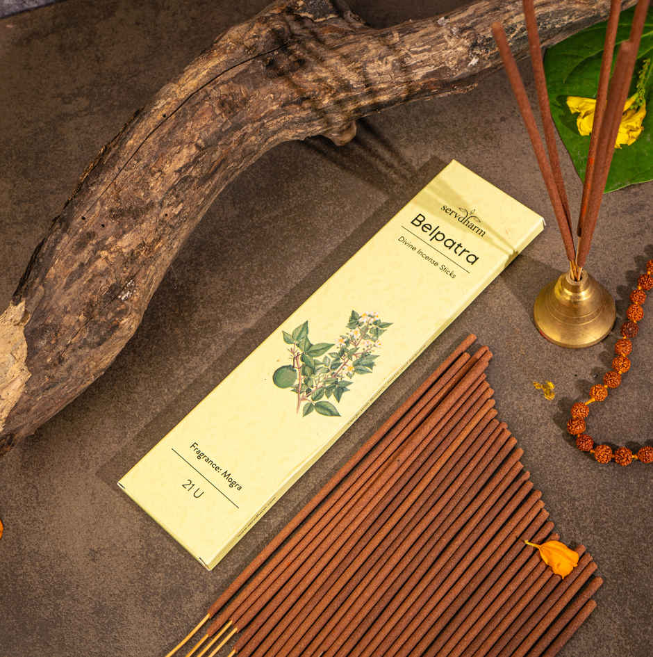 Belpatra Divine Incense Sticks | Fragrance Mogra | ServDharm