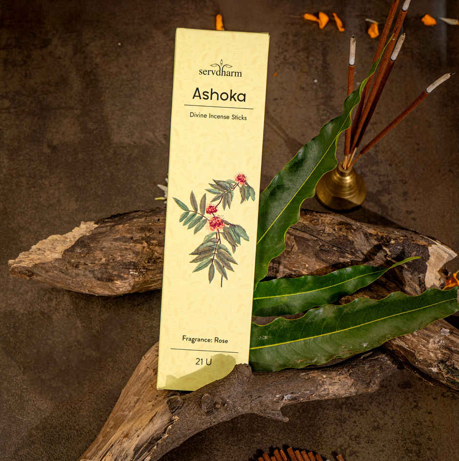 Ashoka Divine Incense Sticks | Fragrance Rose | ServDharm