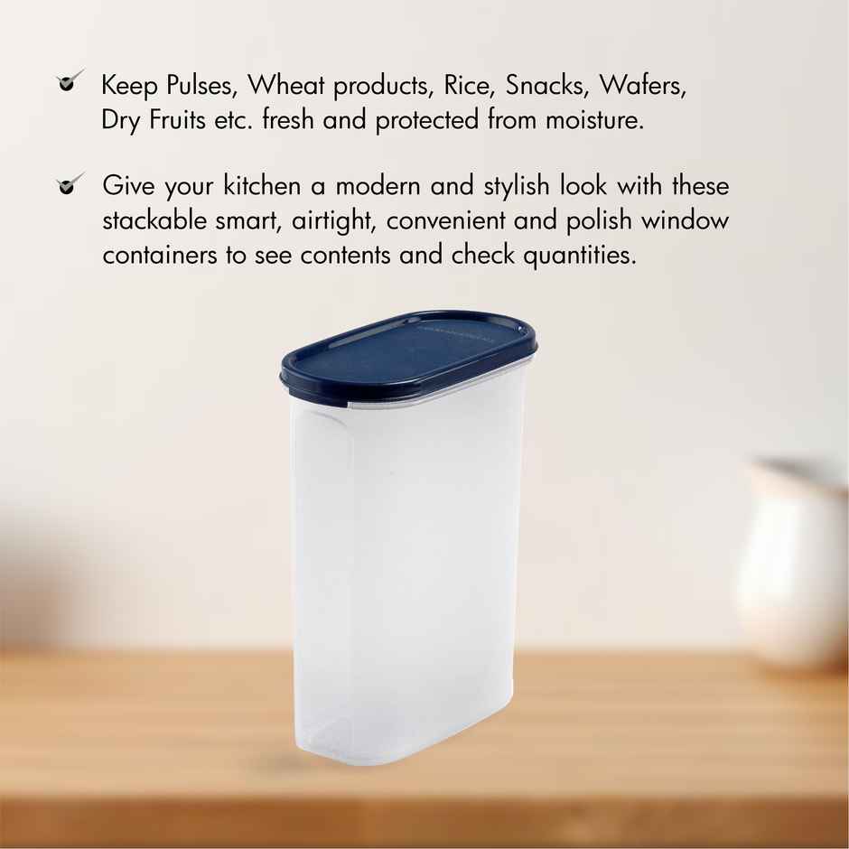 Signoraware Modular Storage Container | Blue | Kitchen Storage Container, Plastic Container