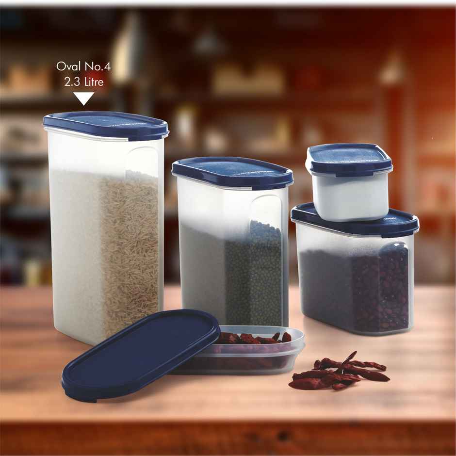 Signoraware Modular Storage Container | Blue | Kitchen Storage Container, Plastic Container