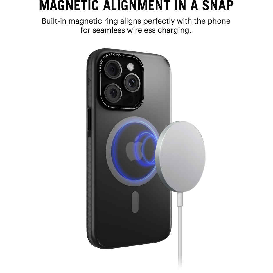 DailyObjects iPhone 14 Pro Max Black Nimbus MagSafe Phone Case