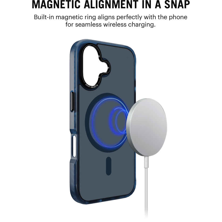 DailyObjects iPhone 16 Blue Nimbus MagSafe Phone Case