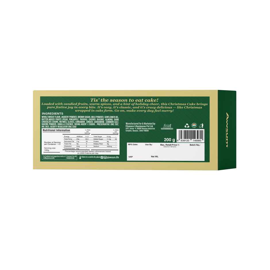 Awsum Better Bakes Premium Christmas Cake