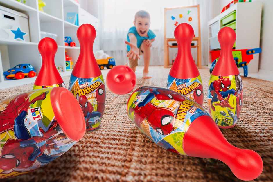 ITOYS Spiderman Bowling Set, Multicolour, 3Y+