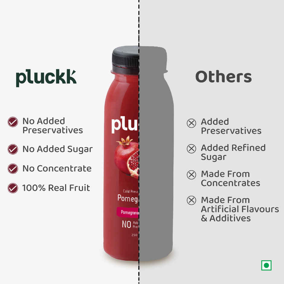 Pluckk Cold Pressed Pomegranate Juice Combo