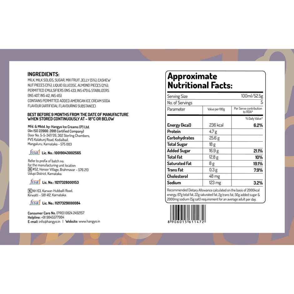 Hangyo Rich Dry Fruits Tub | Loaded with Dry Fruits