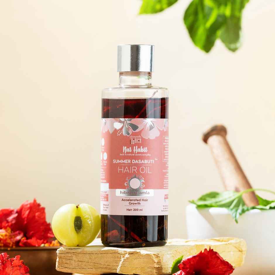 Nat Habit Hibiscus Amla Hair Oil For Hairfall & Hair Growth Combo