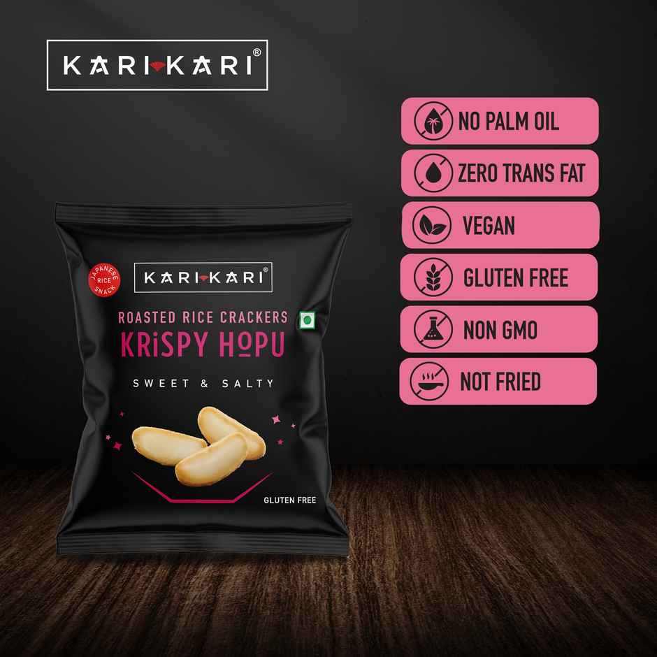 Kari Kari Krspy Hopu Sweet and Salt Roasted Cracker
